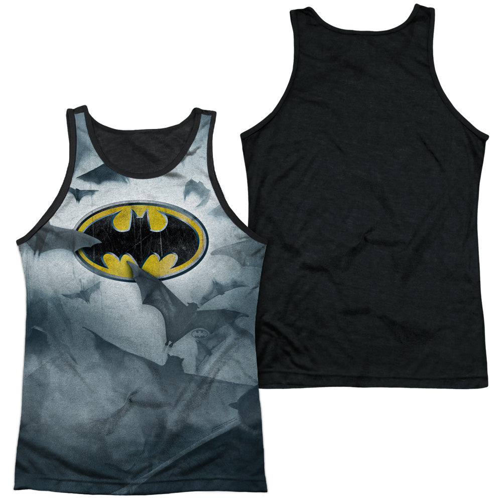 Batman Bats And Symbol Logo DC Comics Sublimation Adult Tank Top
