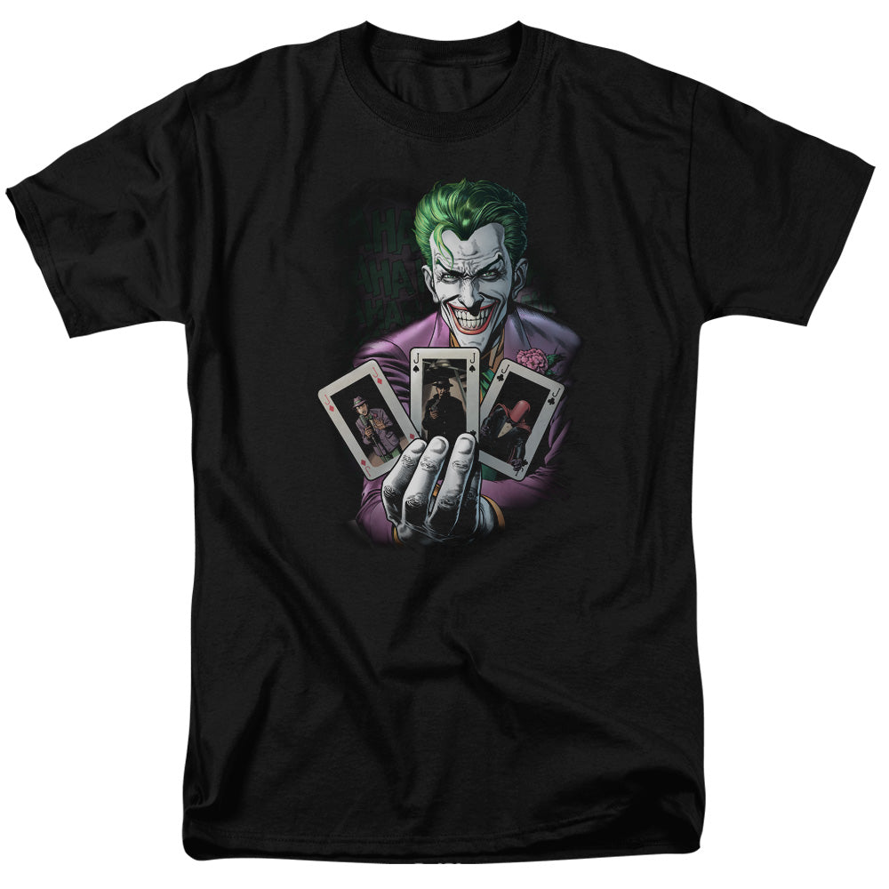 DC Comics - Joker - 3 Of A Kind - Adult T-Shirt