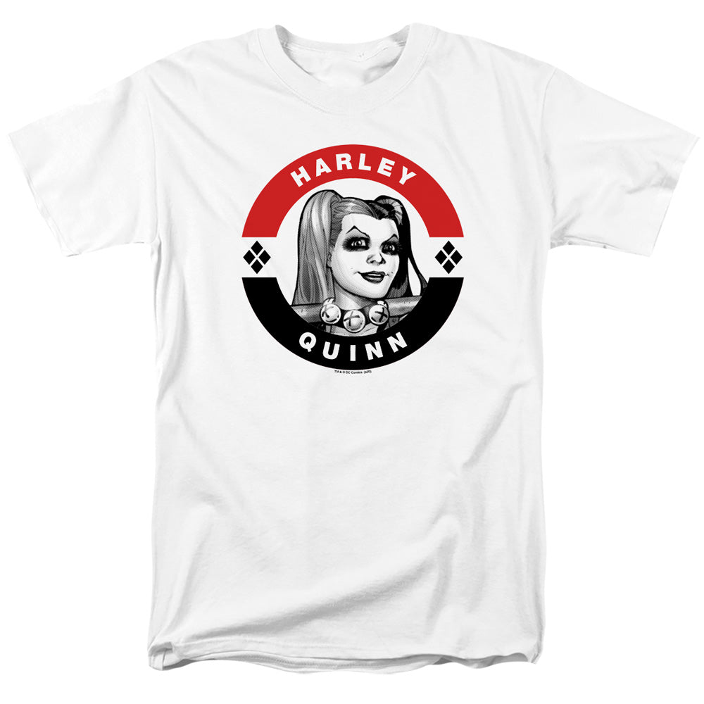 DC Comics - Harley Quinn - President Circle - Adult T-Shirt