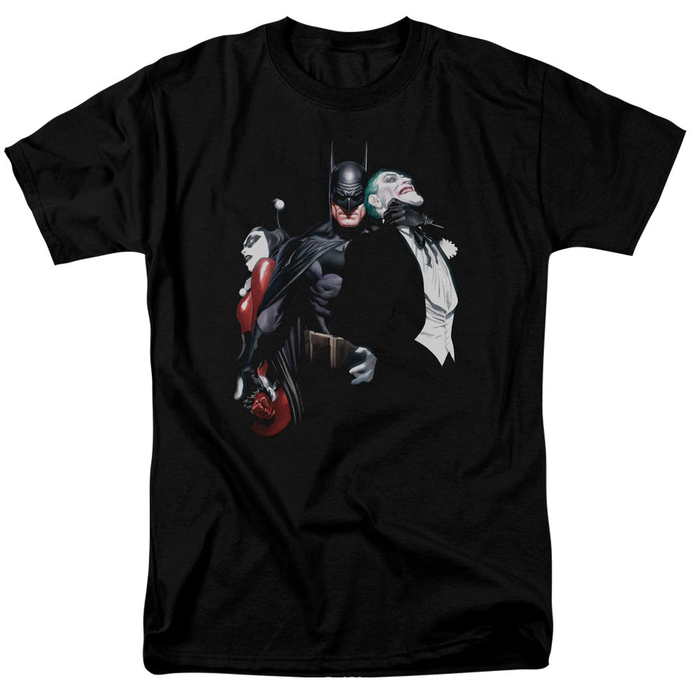 DC Comics - Batman - Joker & Harley Quinn Choke - Adult T-Shirt