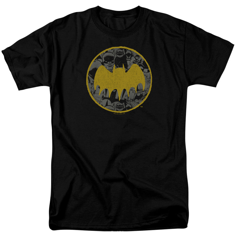 DC Comics - Batman - Vintage Symbol Collage - Adult T-Shirt