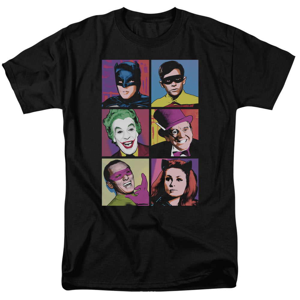 DC Comics - Batman Classic TV - Pop Cast - Adult T-Shirt
