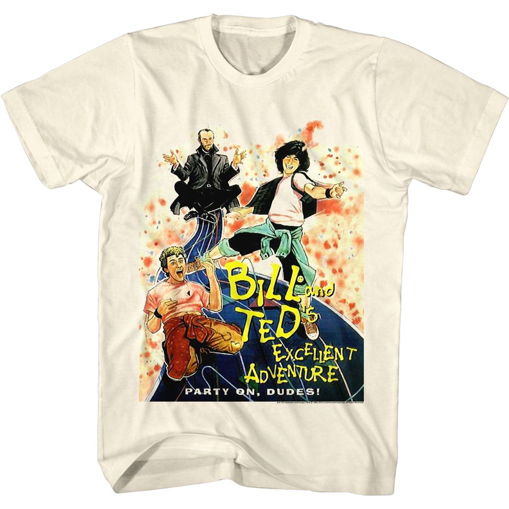 Bill And Ted - Dvd Cover - Short Sleeve - Adult - T-Shirt