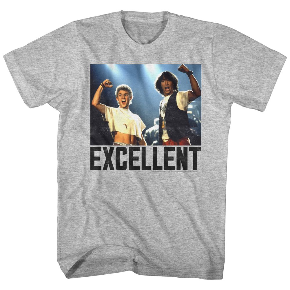 Bill And Ted - Excellent - Short Sleeve - Heather - Adult - T-Shirt