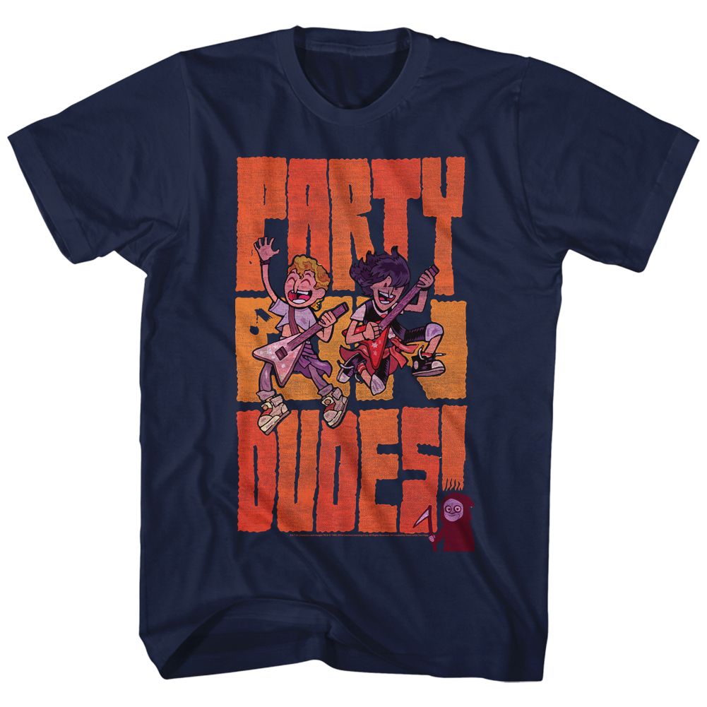 Bill And Ted - Party Dudes - Short Sleeve - Adult - T-Shirt