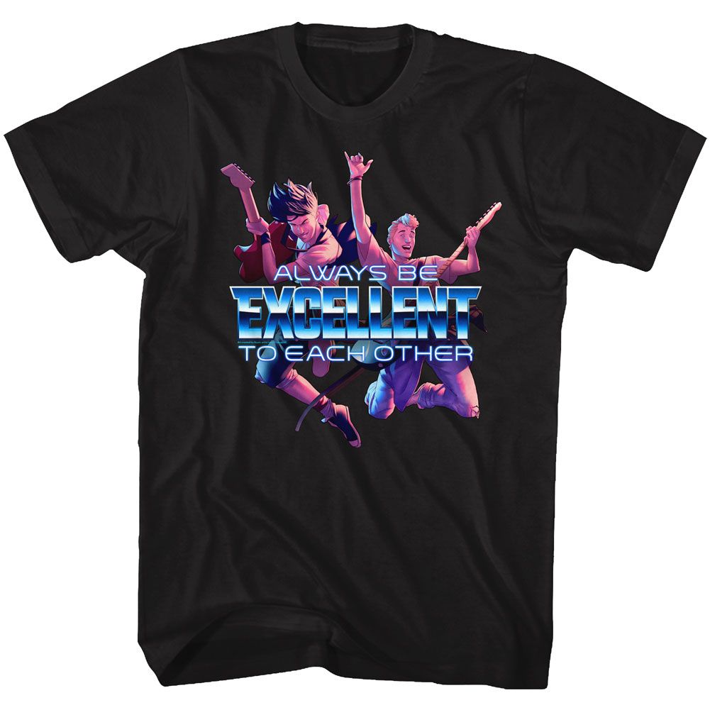 Bill And Ted - Always Excellent - Short Sleeve - Adult - T-Shirt