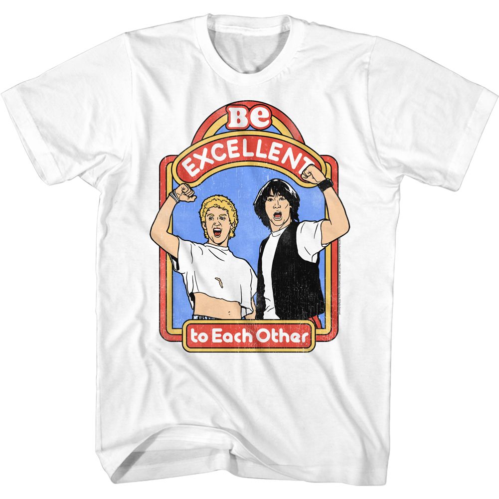 Bill And Ted - Excellent Storybook - Short Sleeve - Adult - T-Shirt