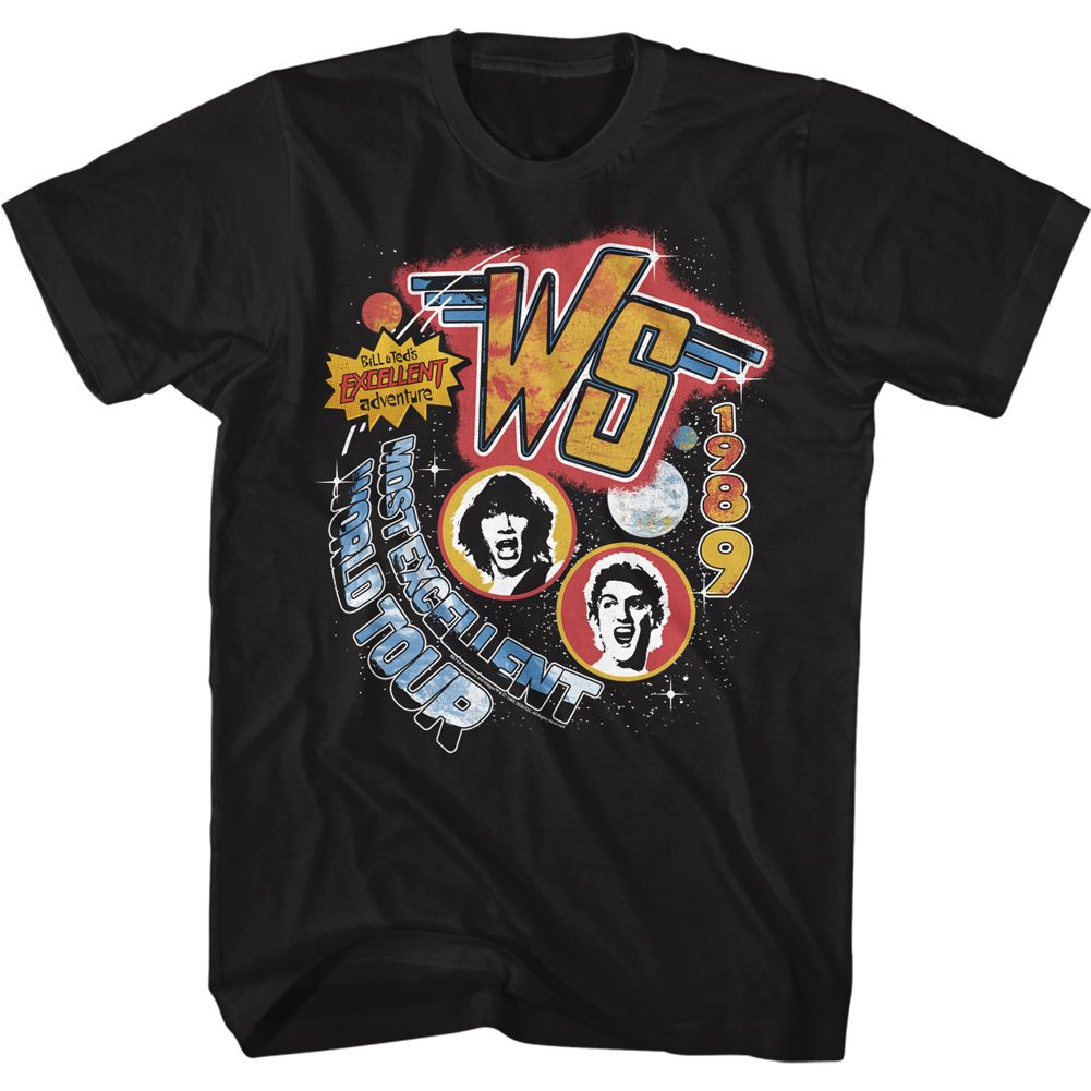 Bill And Ted - World Tour 2 - Short Sleeve - Adult - T-Shirt