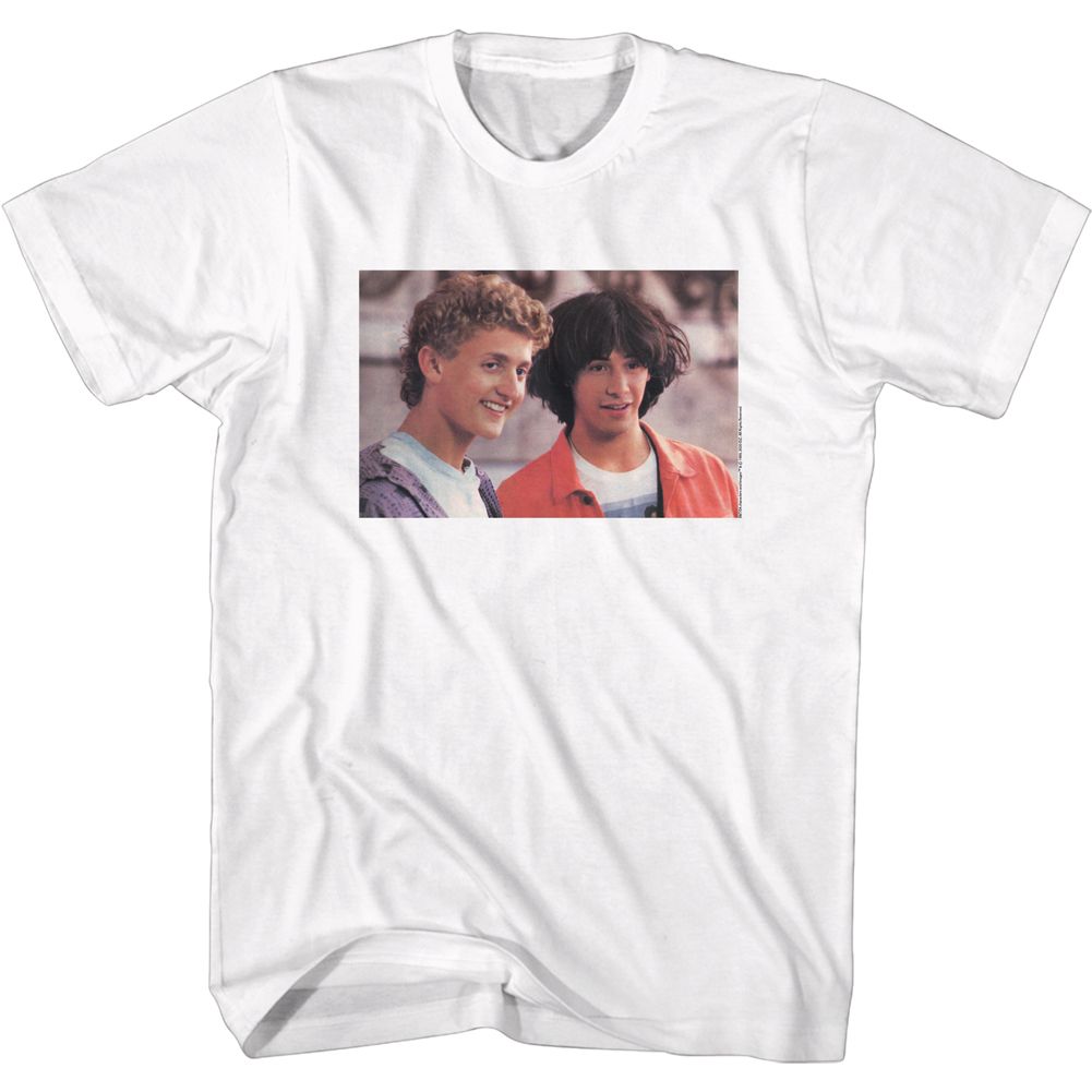 Bill And Ted - Excellent Heads No Words - Short Sleeve - Adult - T-Shirt