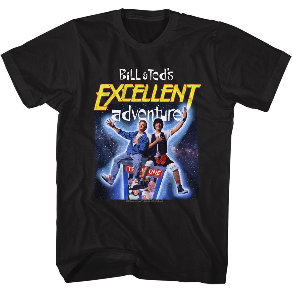 Bill And Ted - Bandt Space Poster - Short Sleeve - Adult - T-Shirt