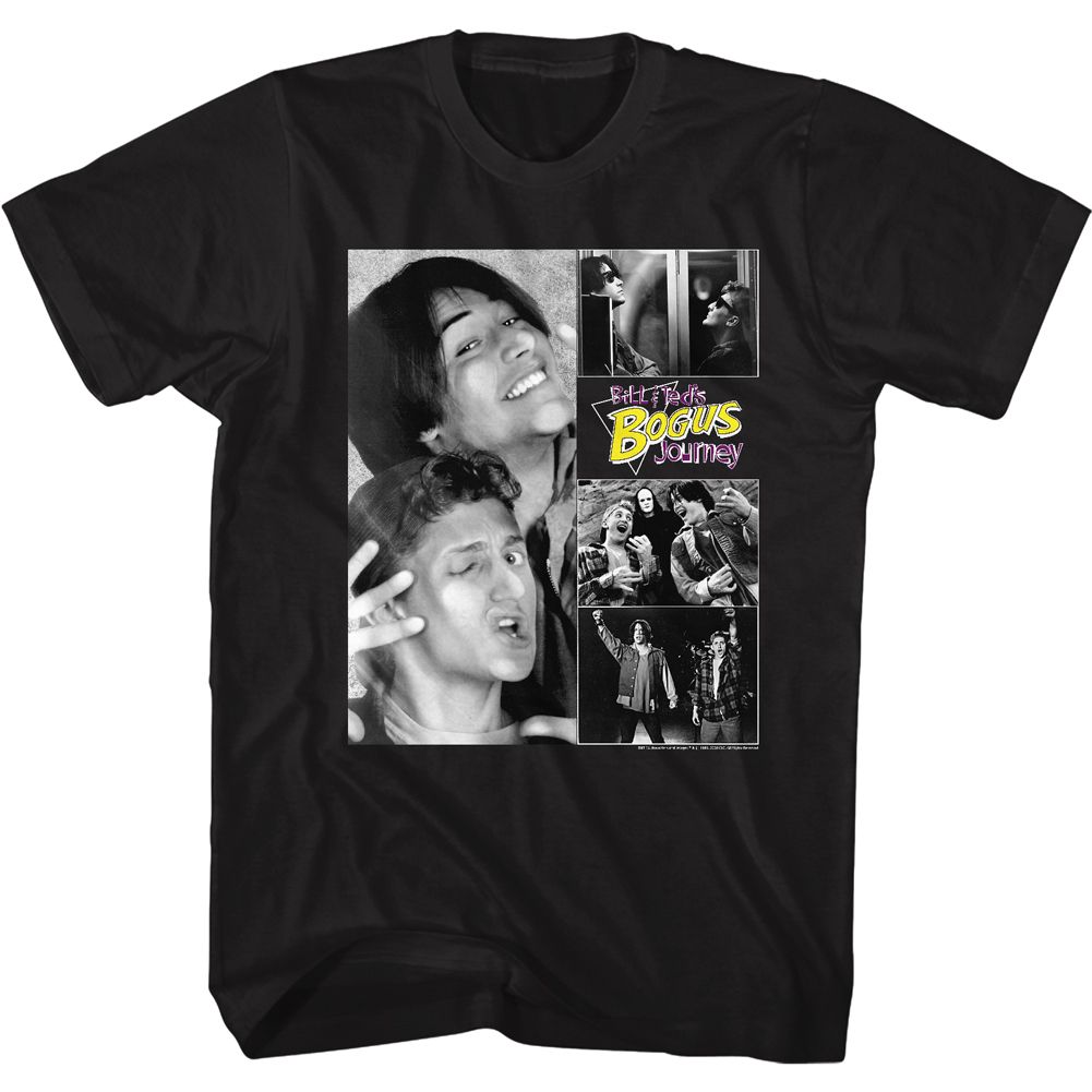 Bill And Ted - Collage - Short Sleeve - Adult - T-Shirt