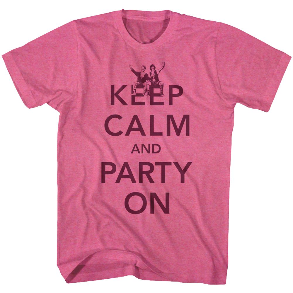 Bill And Ted - Party - Short Sleeve - Heather - Adult - T-Shirt