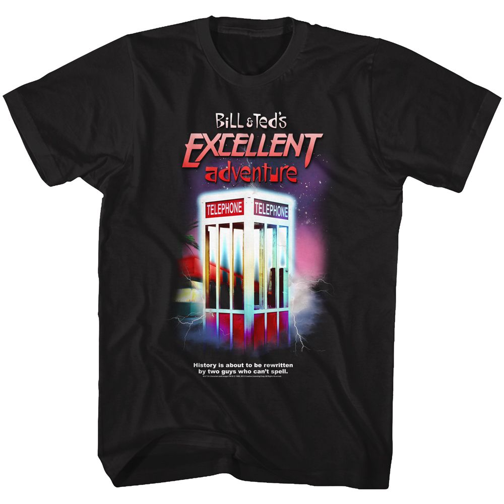 Bill And Ted - Telephone Booth - Short Sleeve - Adult - T-Shirt