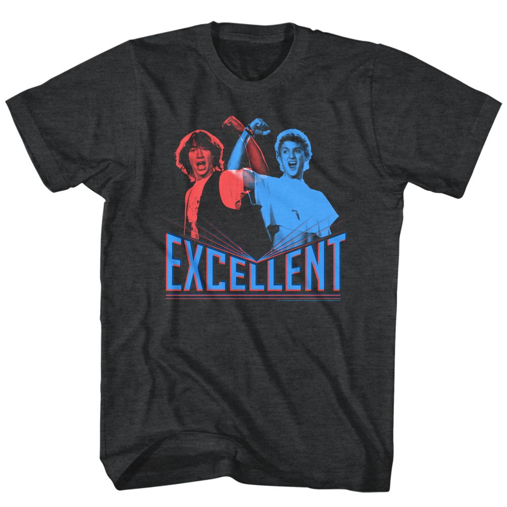 Bill And Ted - 3D Excellent - Short Sleeve - Heather - Adult - T-Shirt