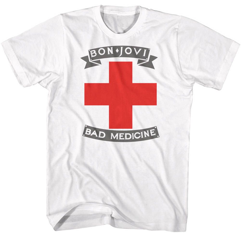 Bon Jovi - Badmed - Short Sleeve - Adult - T-Shirt