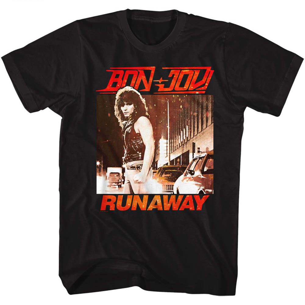 Bon Jovi - Runaway - Short Sleeve - Adult - T-Shirt