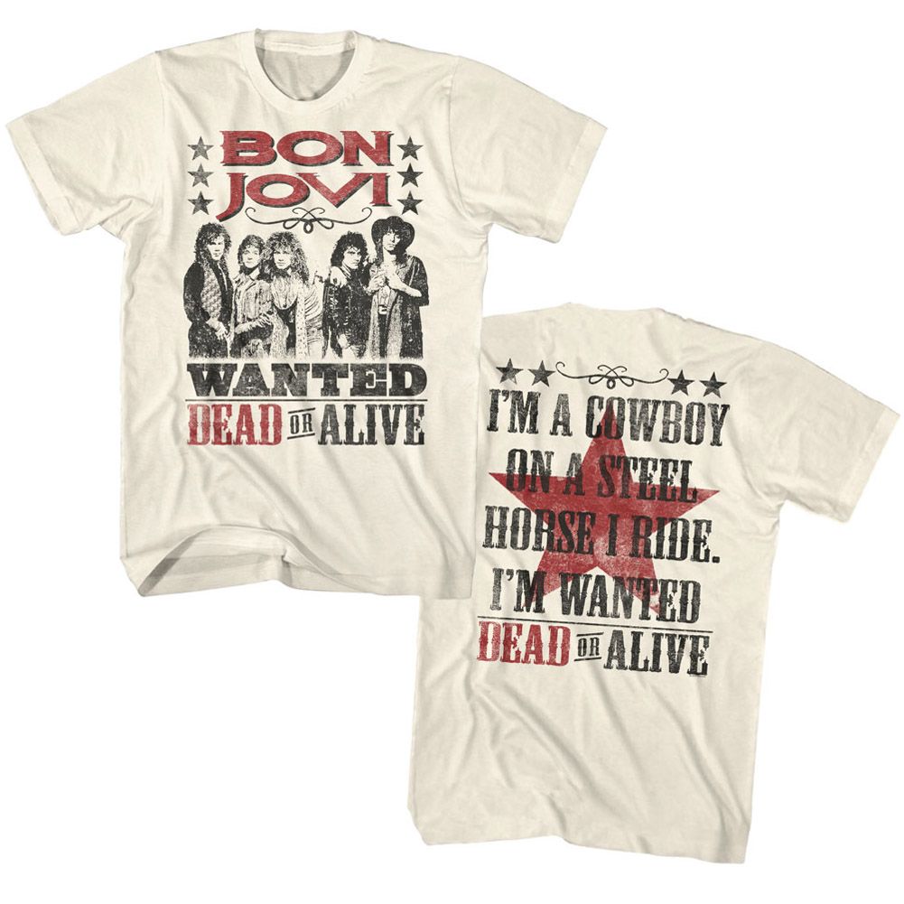 Bon Jovi - Dead Or Alive X 2 - Short Sleeve - Adult - T-Shirt