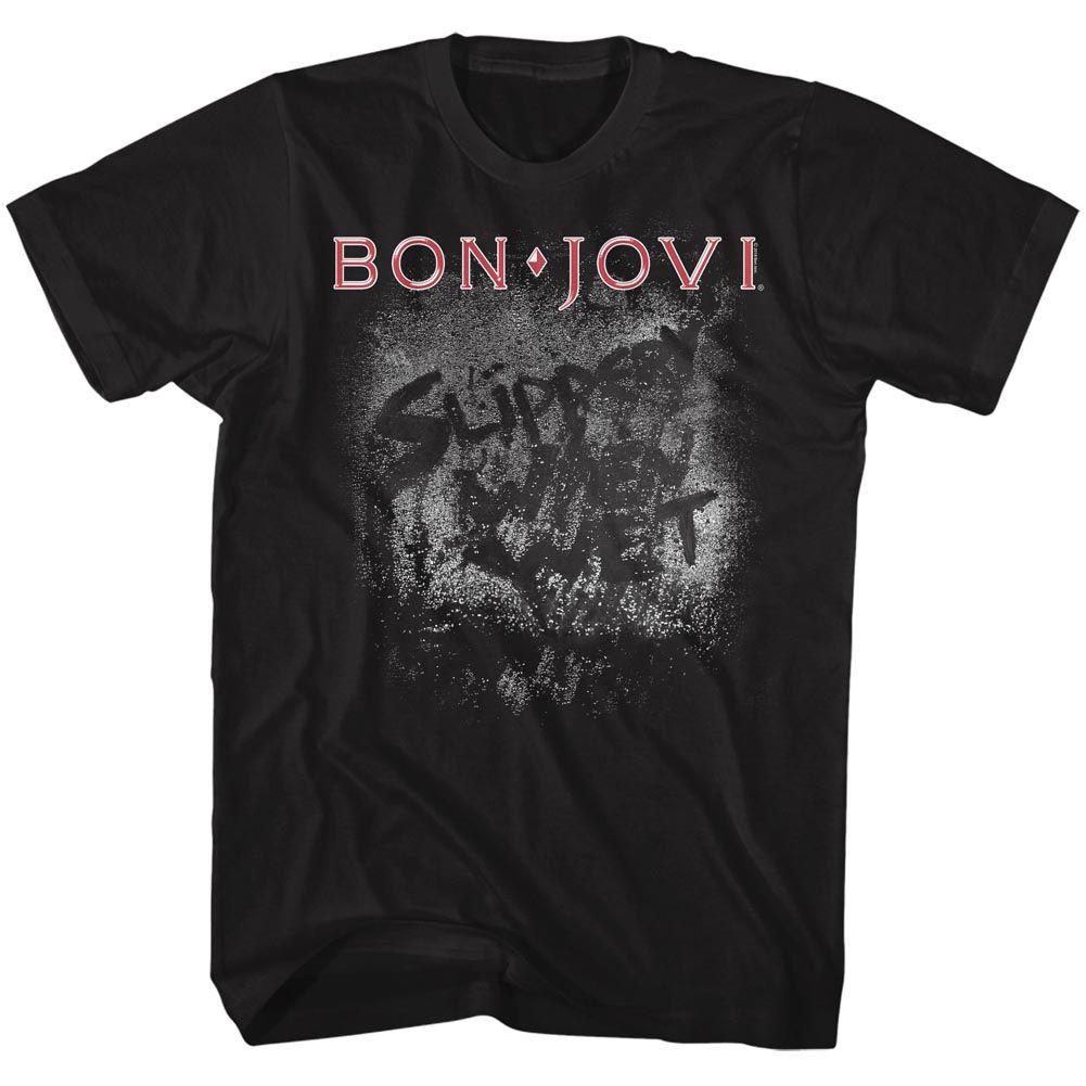 Bon Jovi - More Slippery - Short Sleeve - Adult - T-Shirt