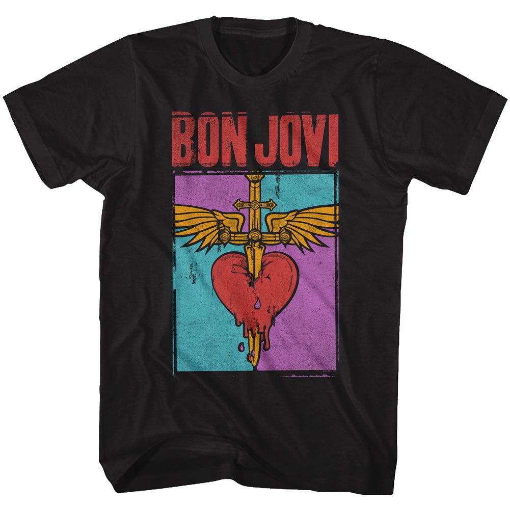 Bon Jovi - Heart & Dagger - Short Sleeve - Adult - T-Shirt