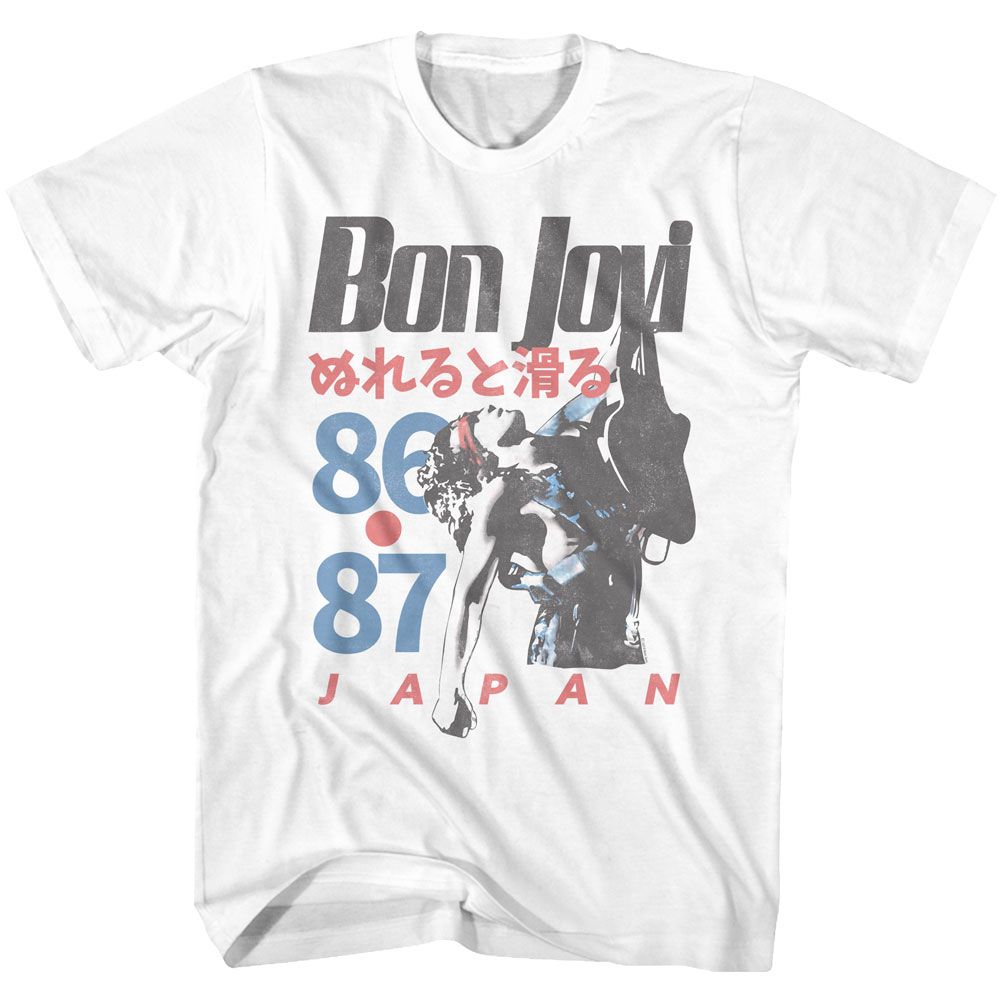 Bon Jovi - Bon Japan - Short Sleeve - Adult - T-Shirt
