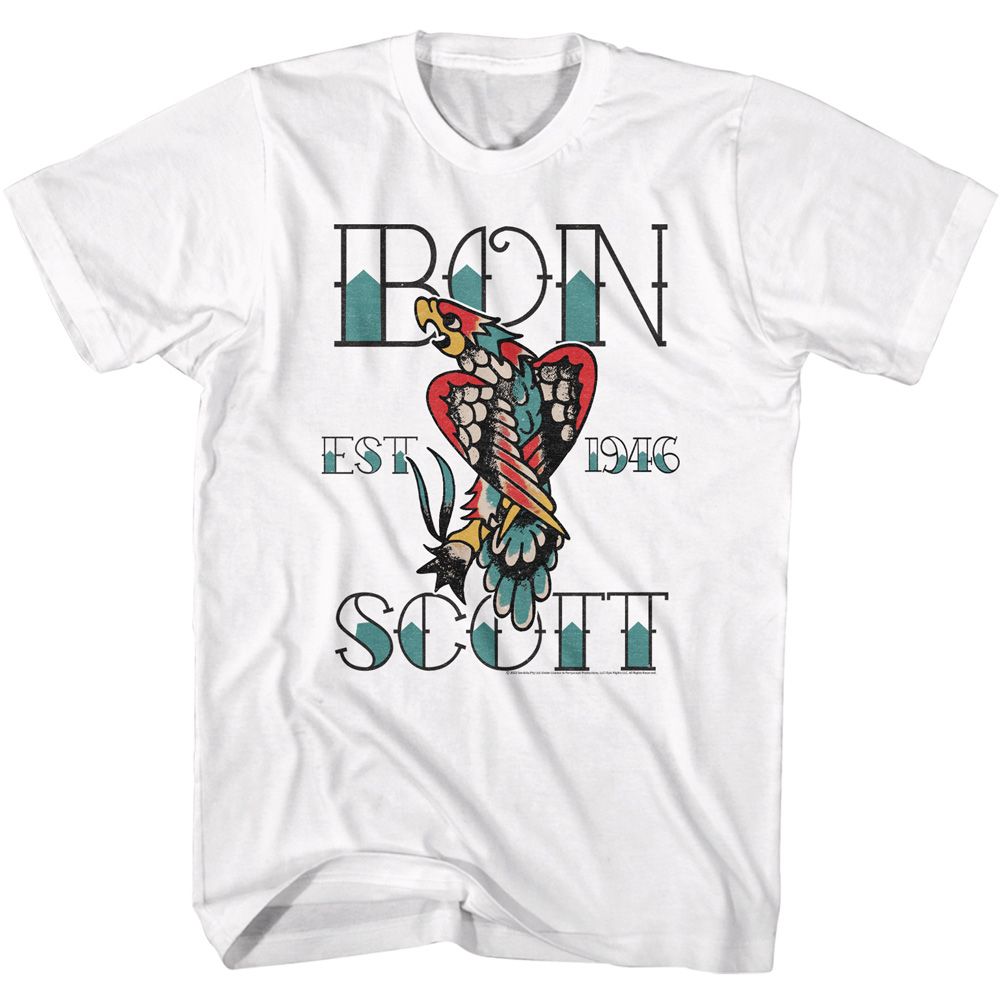 Bon Scott - Tattoo - Short Sleeve - Adult - T-Shirt