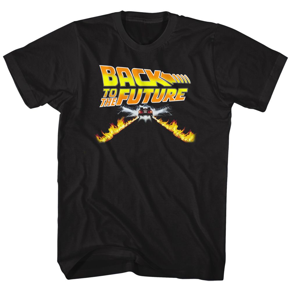 Back To The Future - Car - Short Sleeve - Adult - T-Shirt