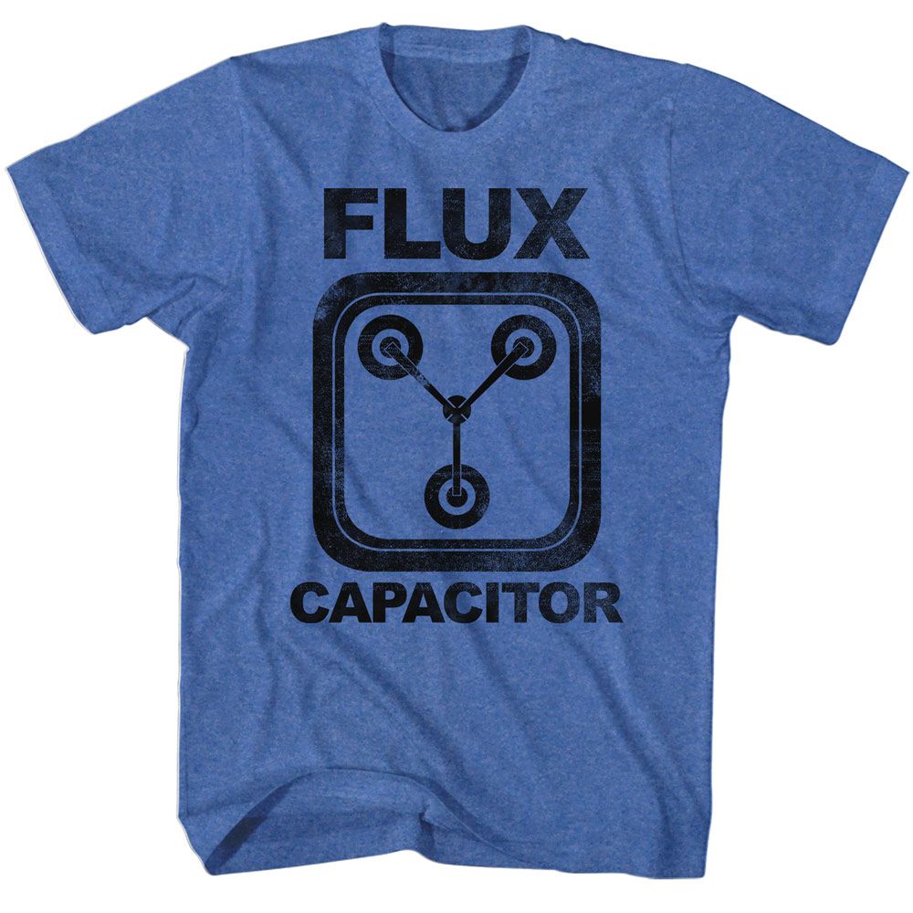 Back To The Future - Flux - Short Sleeve - Heather - Adult - T-Shirt