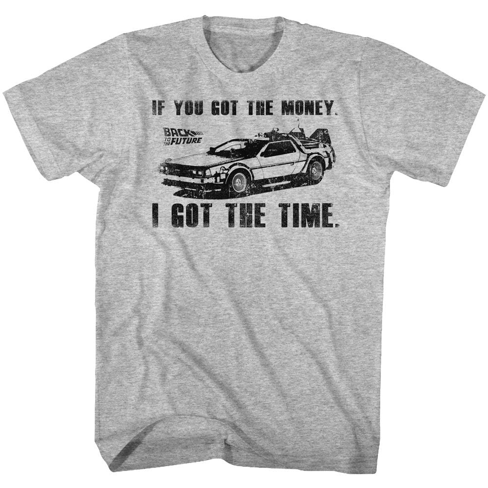 Back To The Future - Got Da Money - Short Sleeve - Heather - Adult - T-Shirt