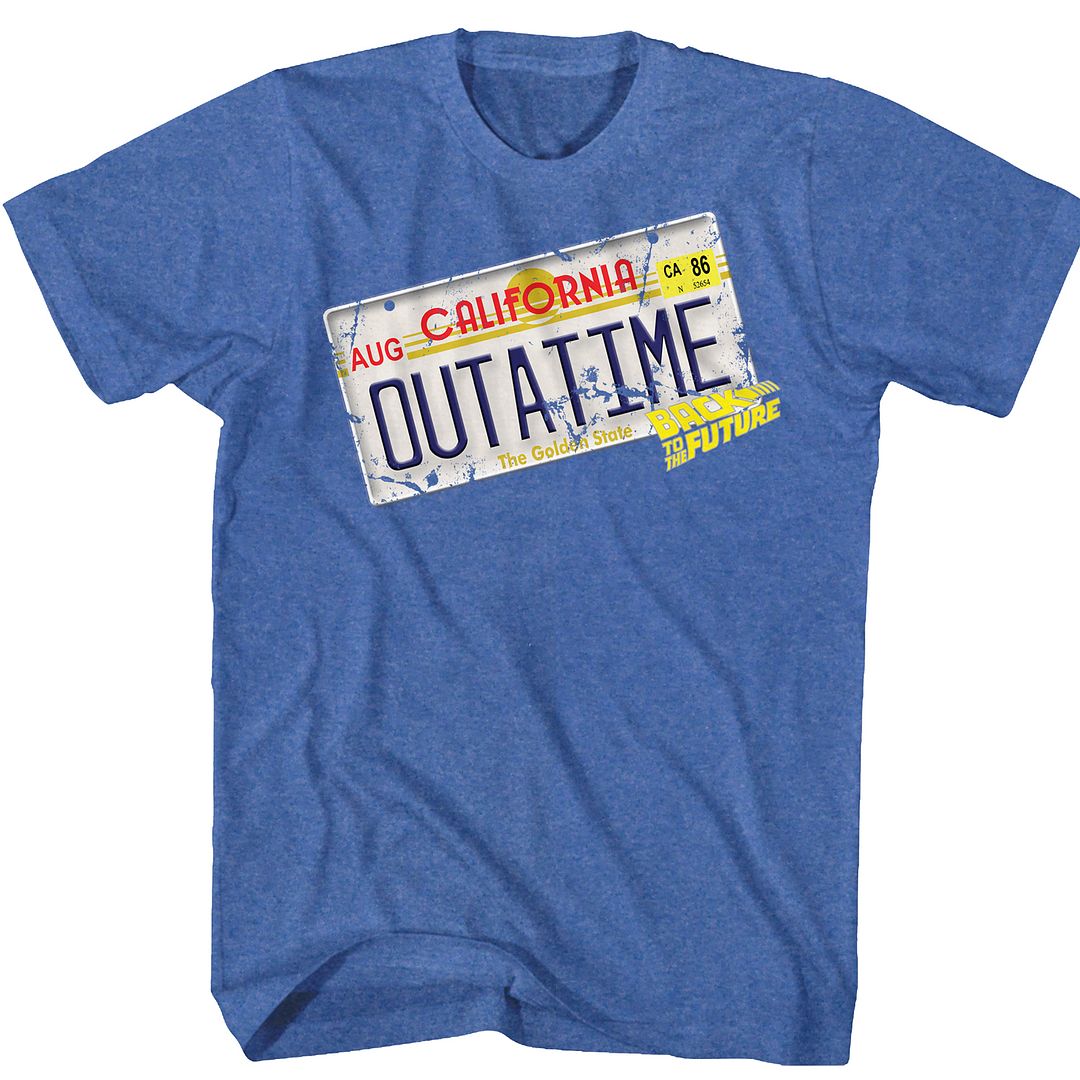 Back To The Future - Outa It - Short Sleeve - Heather - Adult - T-Shirt