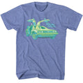 Back To The Future - Delorean Chillin - Short Sleeve - Heather - Adult - T-Shirt