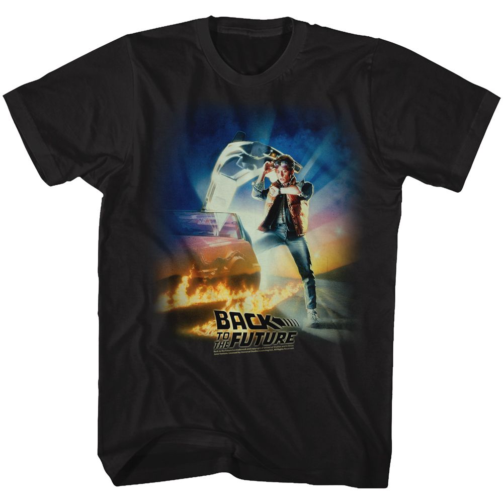 Back To The Future - Poster 2 - Short Sleeve - Adult - T-Shirt