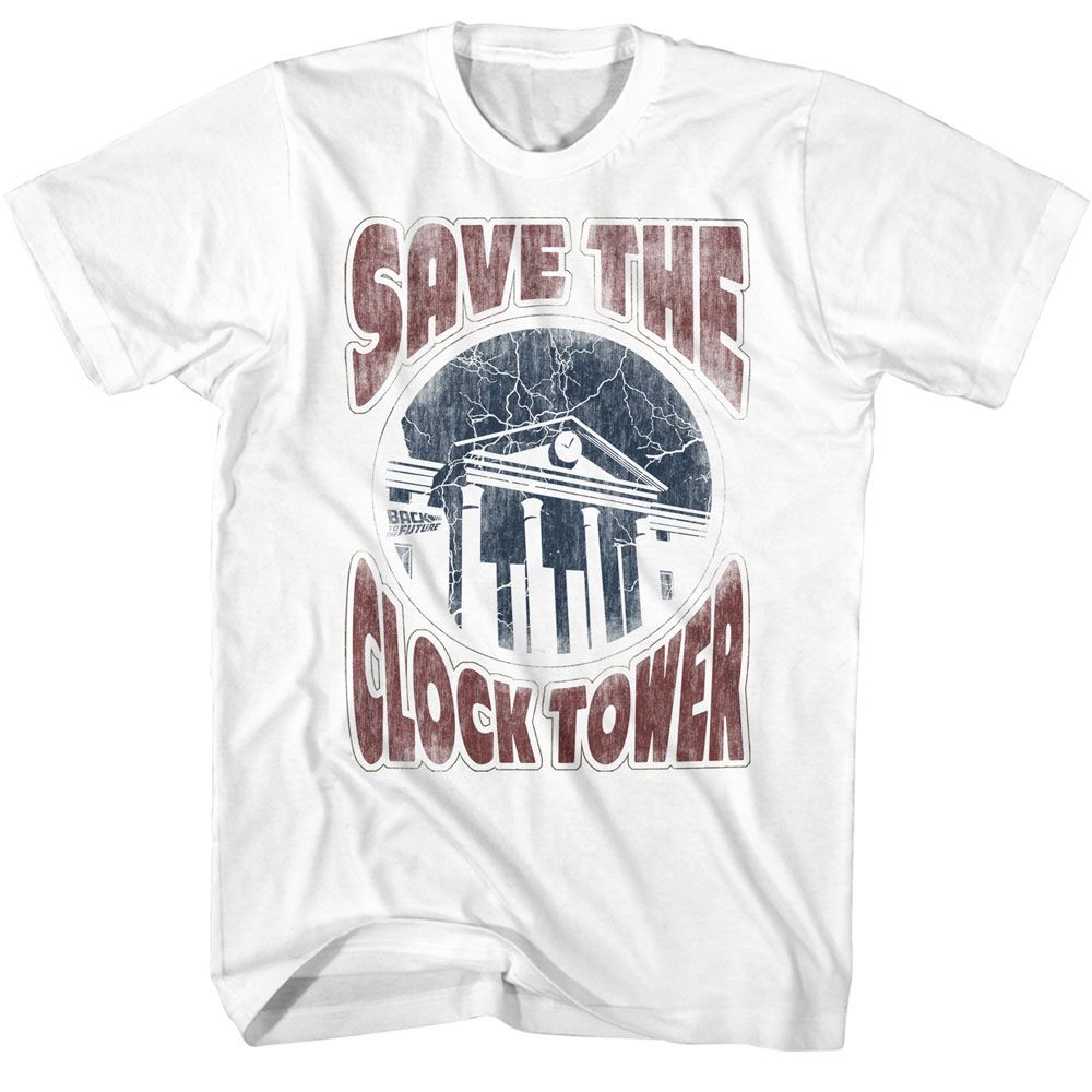 Back To The Future - Saves The Day - Short Sleeve - Adult - T-Shirt