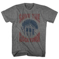 Back To The Future - Saves The Day - Short Sleeve - Heather - Adult - T-Shirt