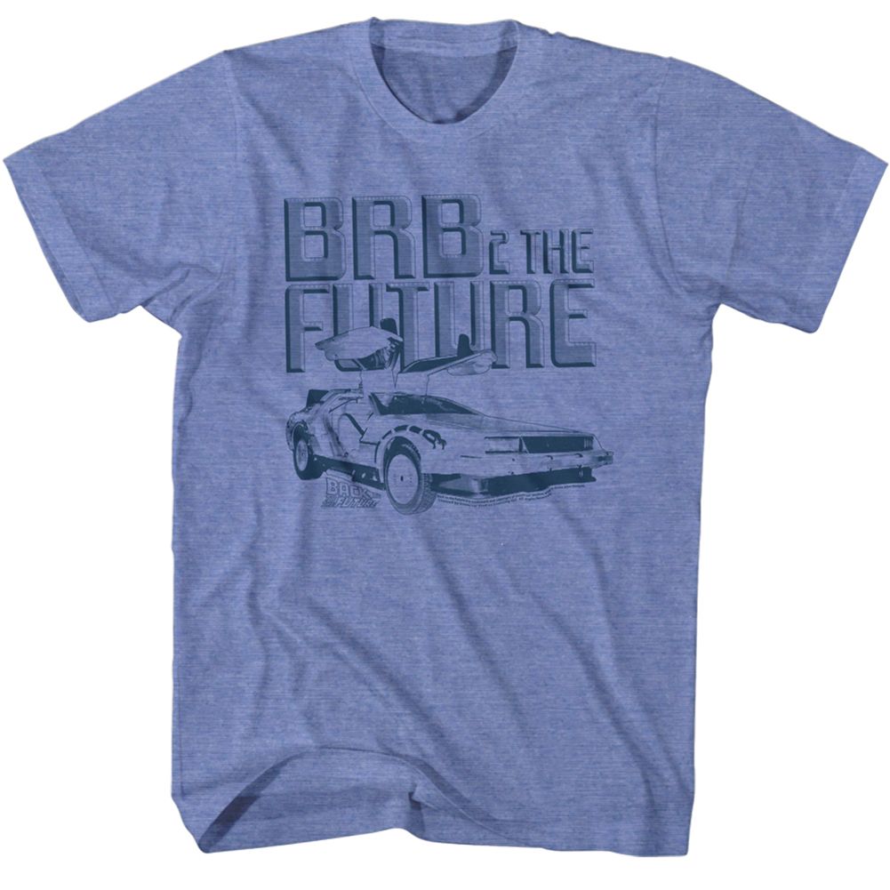 Back To The Future - Brb 2 - Short Sleeve - Heather - Adult - T-Shirt