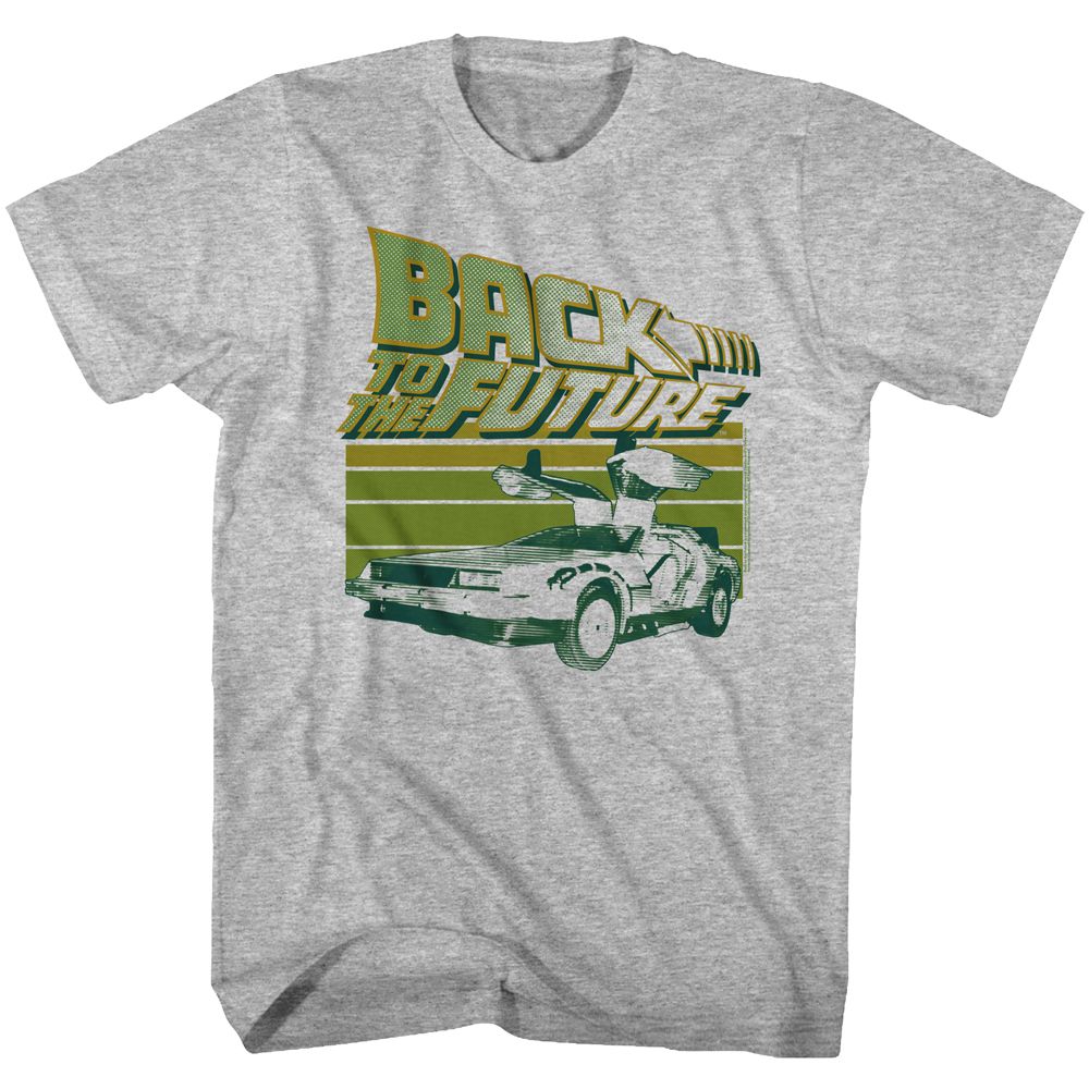 Back To The Future - Green Flight - Short Sleeve - Heather - Adult - T-Shirt