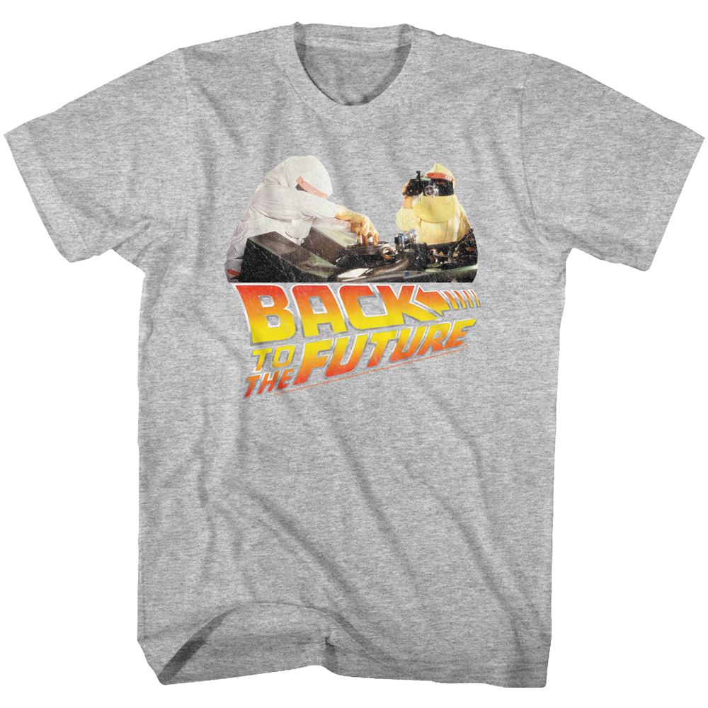 Back To The Future - Working - Short Sleeve - Heather - Adult - T-Shirt