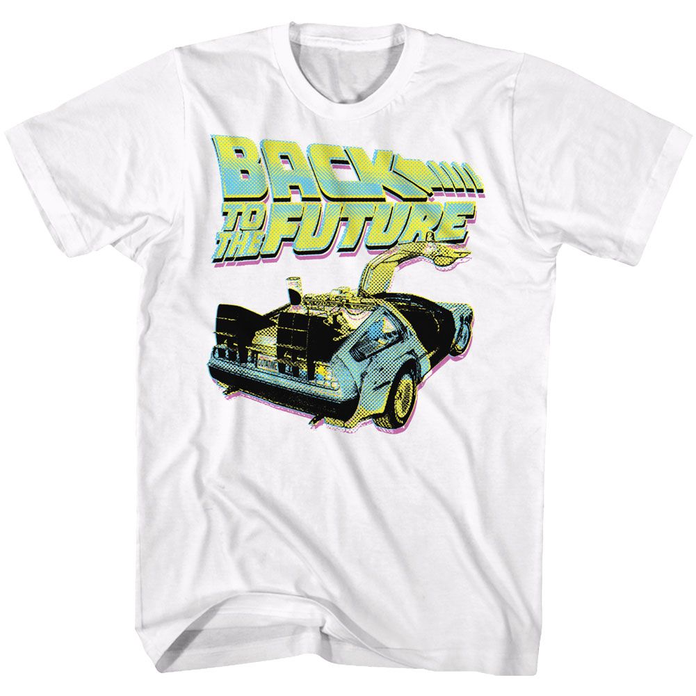 Back To The Future - Neon - Short Sleeve - Adult - T-Shirt