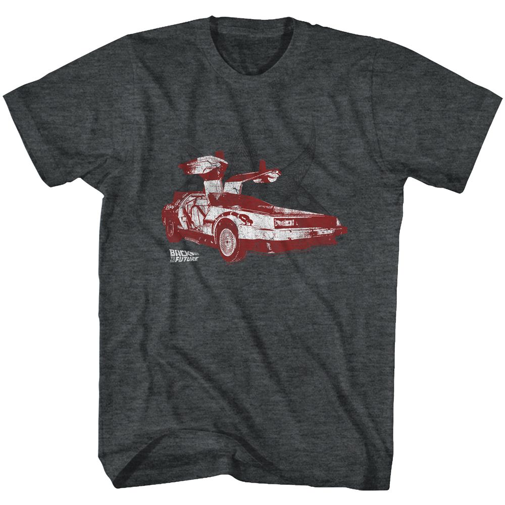 Back To The Future - Doorrrs - Short Sleeve - Heather - Adult - T-Shirt
