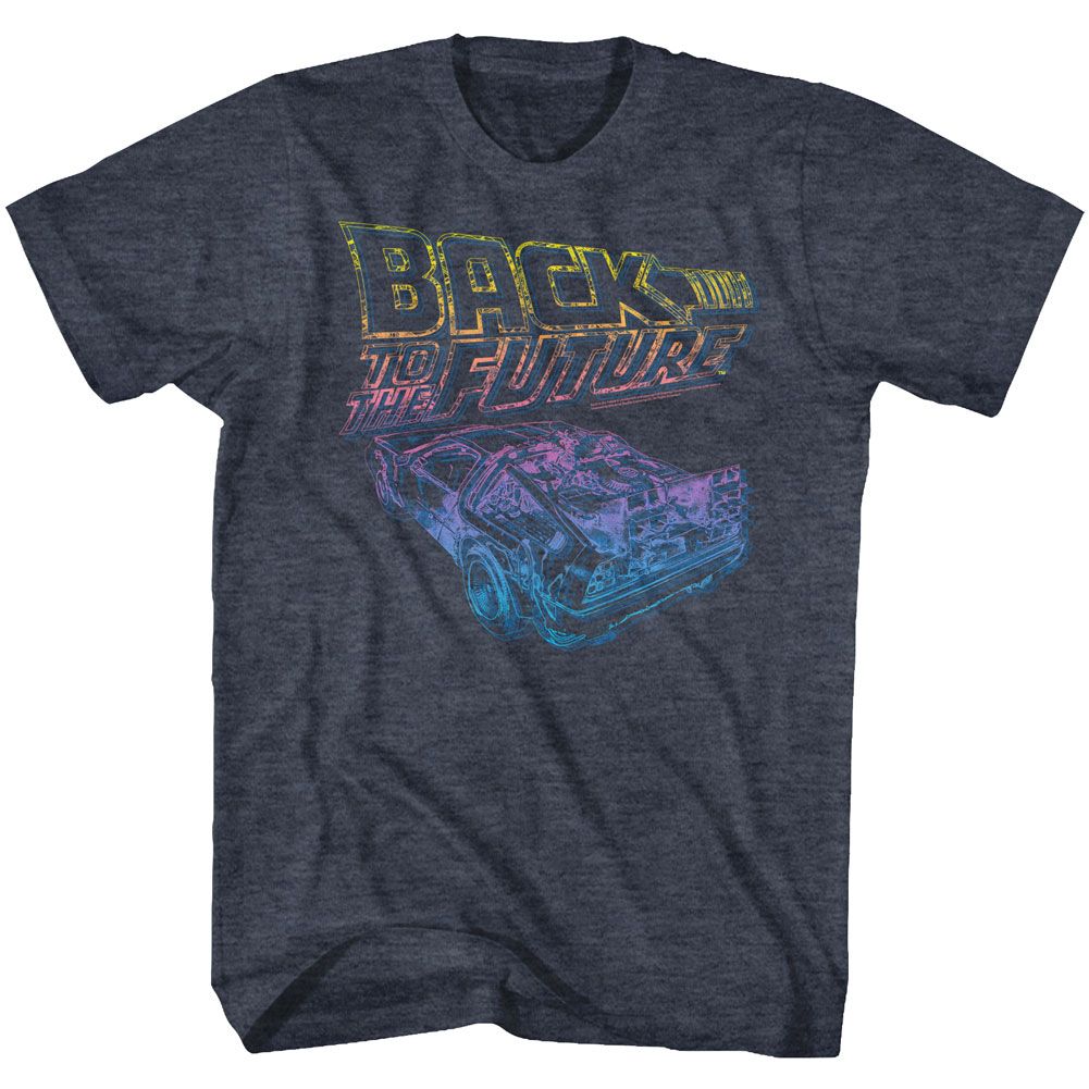 Back To The Future - Now You See It - Short Sleeve - Heather - Adult - T-Shirt