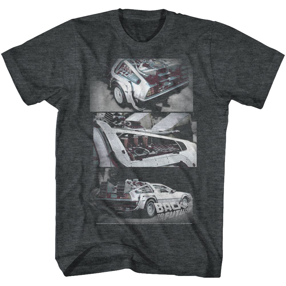 Back To The Future - Hipster To The Future - Short Sleeve - Heather - Adult - T-Shirt