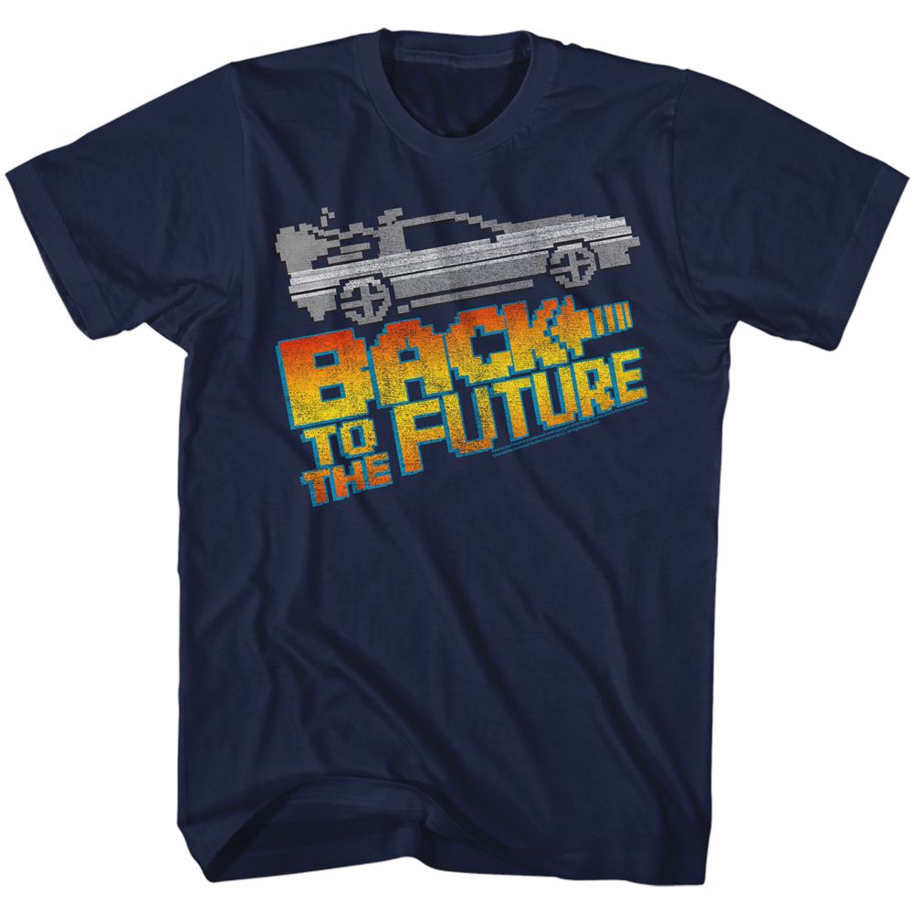 Back To The Future - 8Bit To The Future - Short Sleeve - Adult - T-Shirt