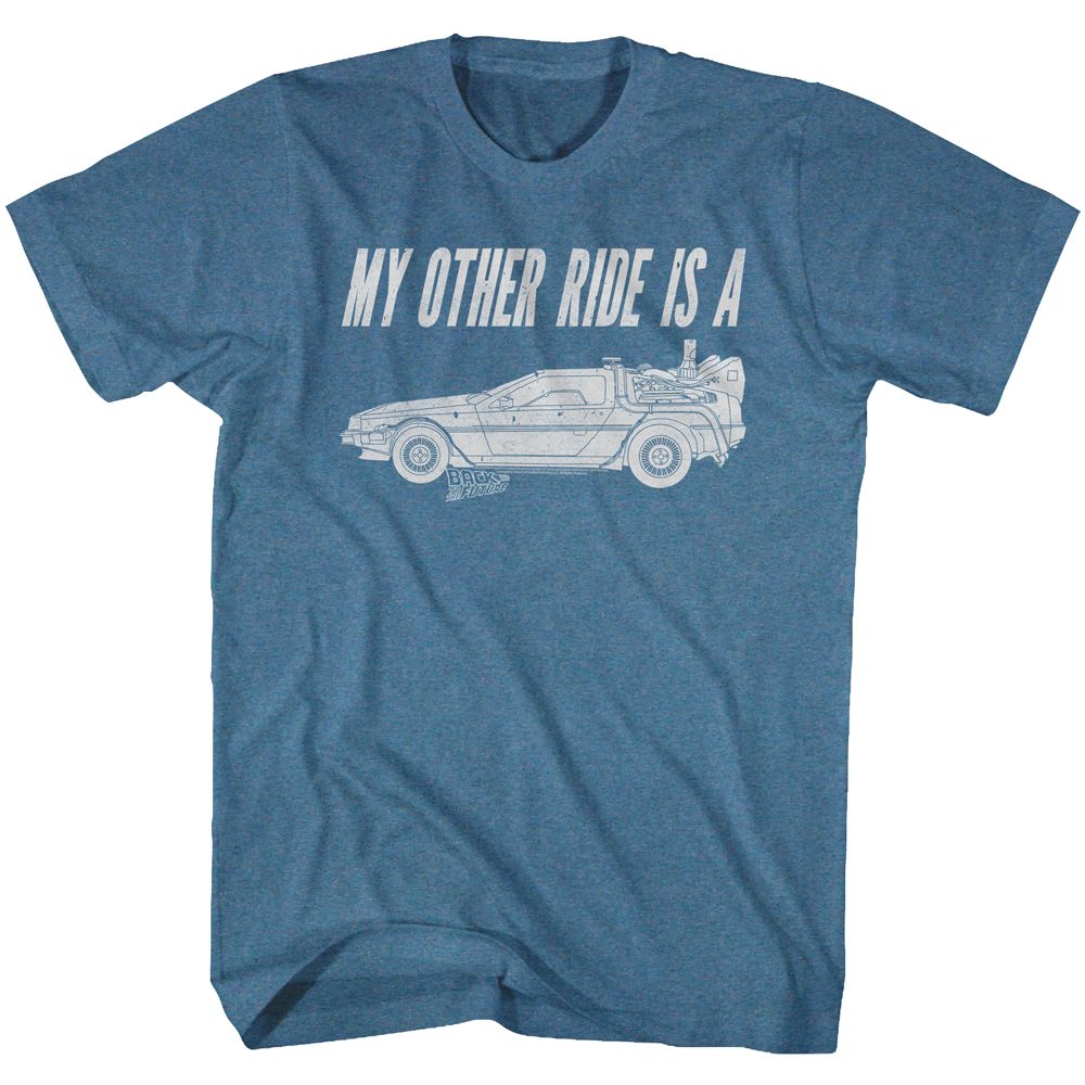 Back To The Future - My Other Ride - Short Sleeve - Heather - Adult - T-Shirt