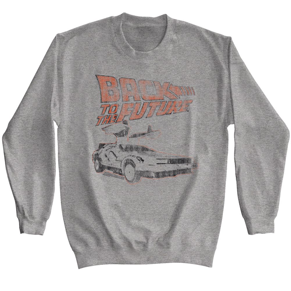 Back To The Future - My Other Ride - Long Sleeve - Heather - Adult - Sweatshirt