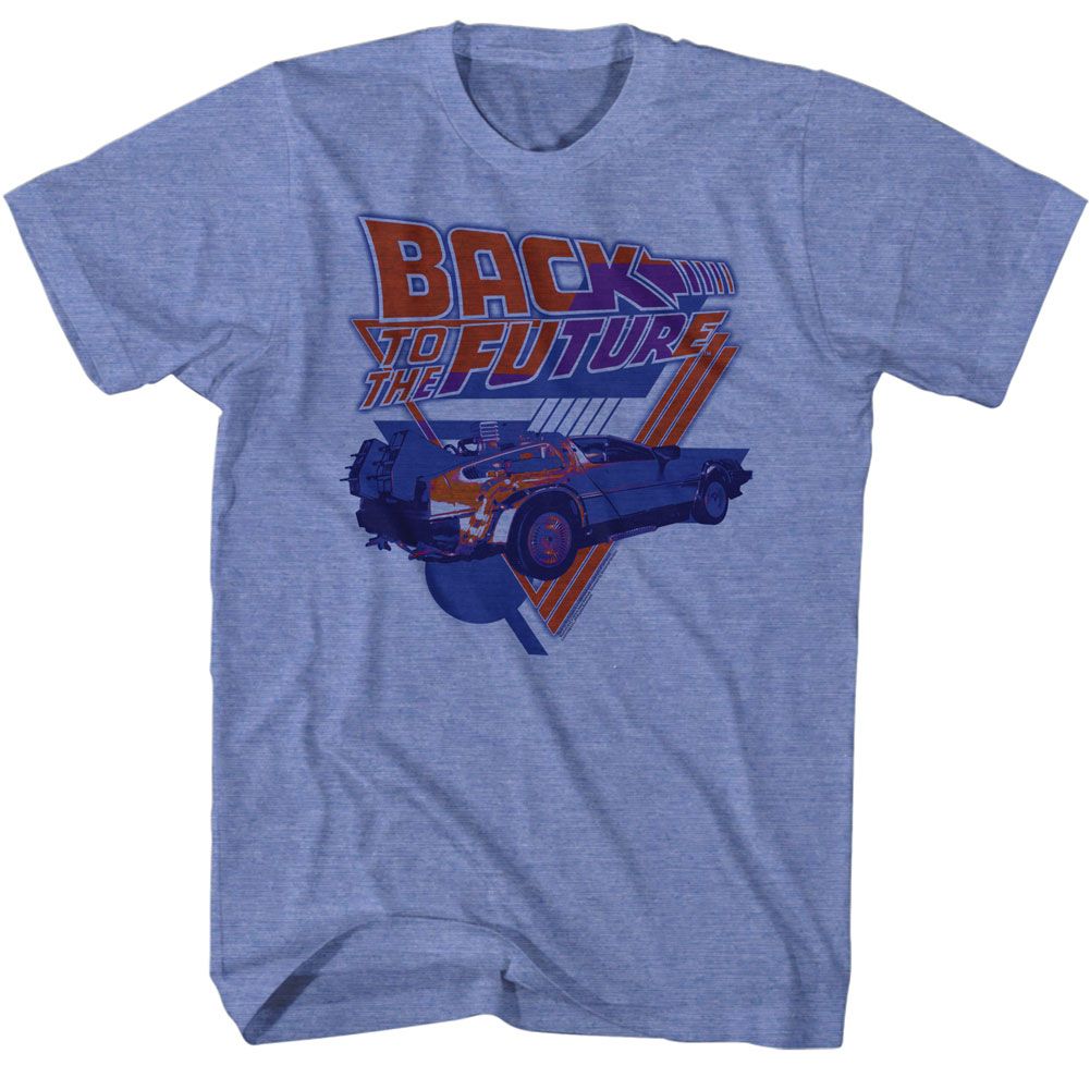 Back To The Future - The Blues - Short Sleeve - Heather - Adult - T-Shirt