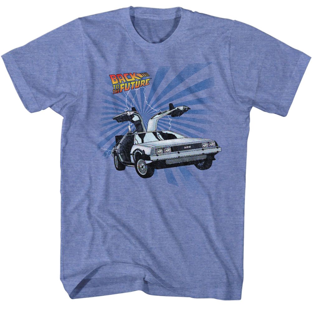 Back To The Future - Comical - Short Sleeve - Heather - Adult - T-Shirt