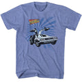 Back To The Future - Comical - Short Sleeve - Heather - Adult - T-Shirt