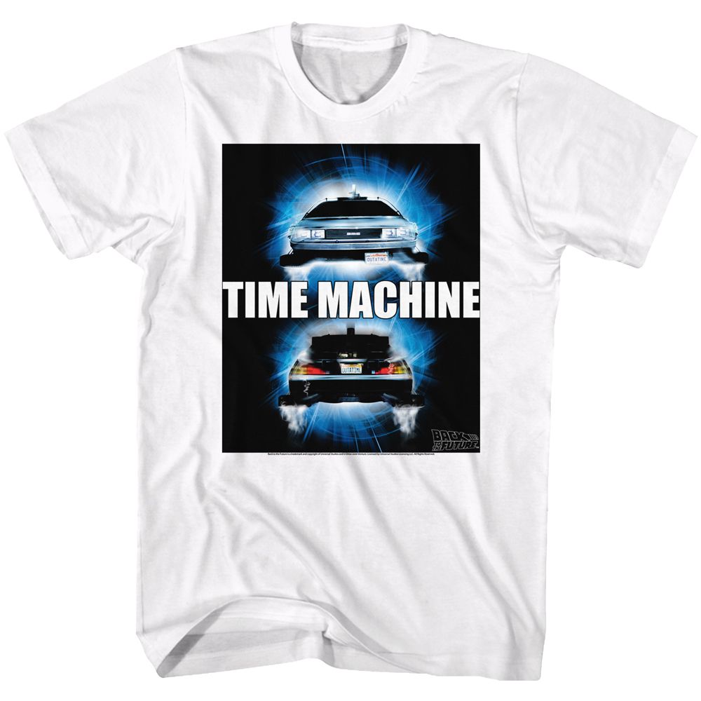 Back To The Future - Time Travel - Short Sleeve - Adult - T-Shirt