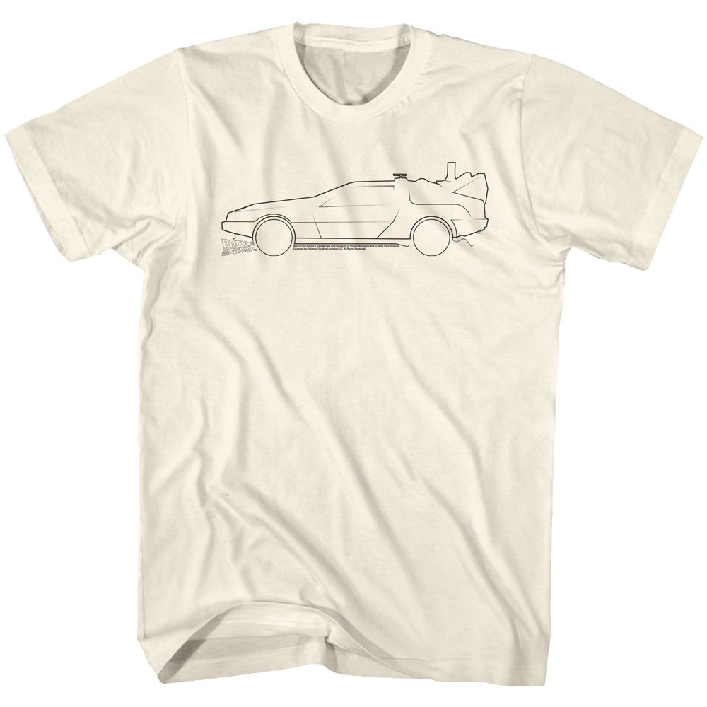 Back To The Future - Lines - Short Sleeve - Adult - T-Shirt