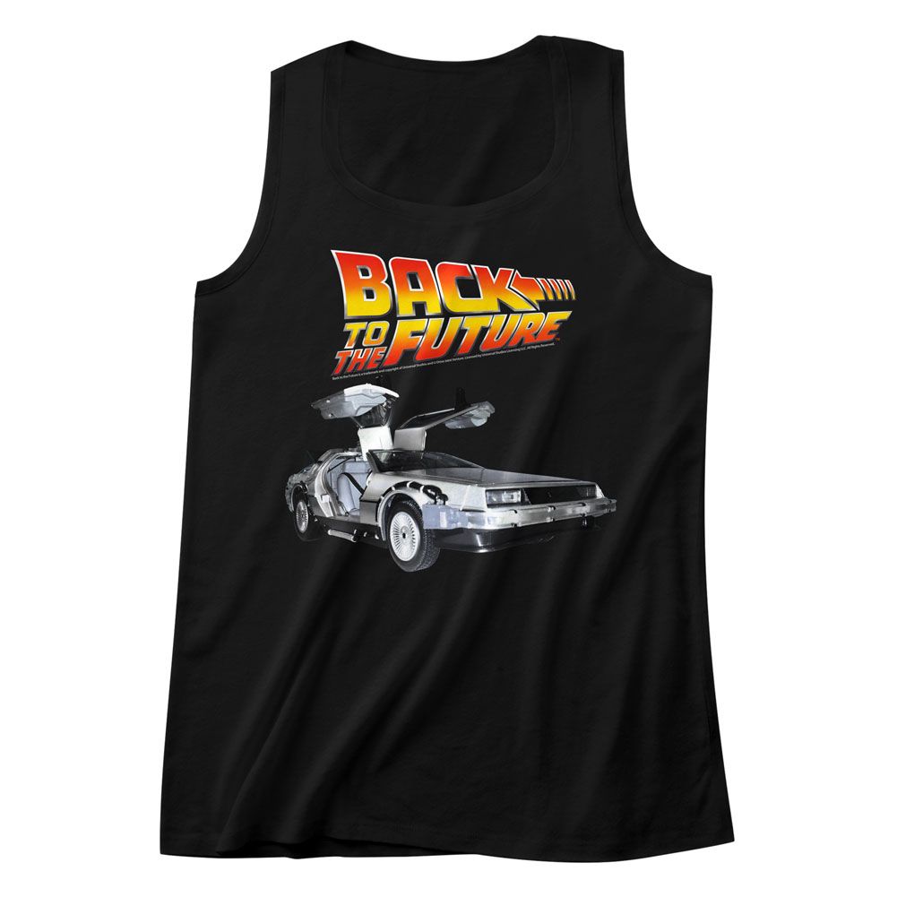 Back To The Future - Car - Sleeveless - Adult - Tank Top