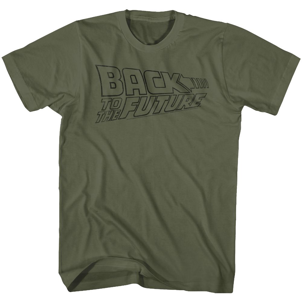 Back To The Future - Logo Fade - Short Sleeve - Adult - T-Shirt